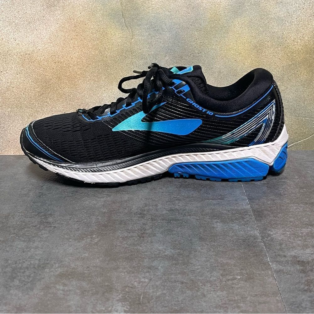 Brooks Ghost 10 Special Olympics Seattle 2018 Men's Black Running Shoes Sz 8.5D - Picture 14 of 16